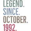 Legend Since October 1992