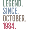 Legend Since October 1984