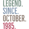 Legend Since October 1985