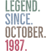 Légende depuis octobre 1987