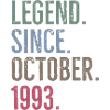 Legend Since October 1993