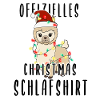 Lama Christmas Sleeping Shirt