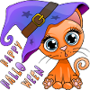 Lovely Halloween’s Kitten - Orange