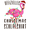 Flamingo Christmas Schlafshirt