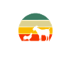 Retro Ziegen Hühner Mädchen