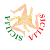 Sicily flag Sicily Palermo Italy