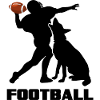 american football tackle quarterback footballteam