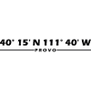 Provo coordinates