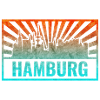 Hamburg Skyline Gradient