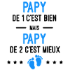cadeau naissance jumeaux Papy