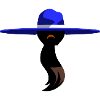 Woman with sombrero