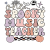 Spooky Music Teacher Halloween Music Teaching Gift