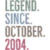 Legend Since October 2004