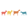 t-shirt goat retro goats