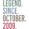 Legend Since October 2009