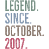 Legend Since October 2007