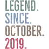 Legend Since October 2019