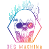 Cyberpun Skull Print