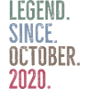Legend Since October 2020