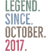 Legend Since October 2017