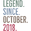 Legend Since October 2018