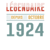 Légendaire Depuis Octobre 1924 Anniversaire