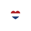 Netherlands Heartbeat Holland Flag Dutch