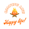 Camping life - happy life