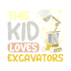 This kid loves excavators