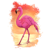 Flamingo Tier Rosa