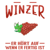 Legendärer Winzer Weinlese Weinbau