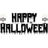 happy Halloween. joyeux halloween.
