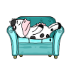 Cow Bed Lying Down Sleep Sleep