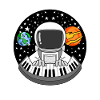 Astronaut plays piano in space