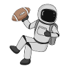 Astronaut American Football