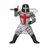Templar Sword Cross