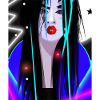 Goth Anime Vaporwave Pige Gotisk Geisha
