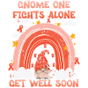 Gnome One Fights Alone Leukemia Awareness