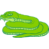 Evil Dangerous Snake Design
