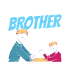Bedste bror nogensinde ven brødre team