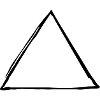 Hand-drawn triangle (1C)