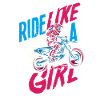Motocross Girl Woman Gift