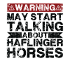 Talk about Haflinger Horse