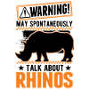 Warning Rhino Rhinoceros
