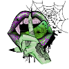 Lèvres de vampire vert