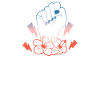 Hand Blume Mutter Frau Spruch