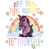 Unicorn Zombie Toxic Positivity Misanthropes