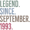Legend Since September 1993