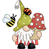 Toadstool Garden Gnome