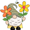 Floral Garden Gnome